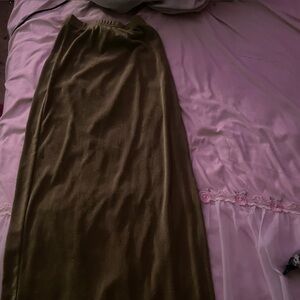 Olive Green Skirt